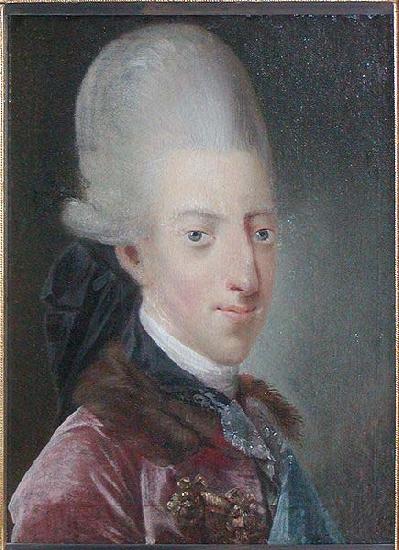 Jens Juel Portrait of Christian VII of Denmark Norge oil painting art